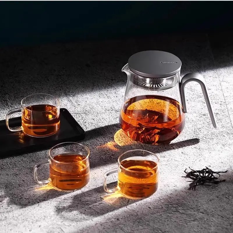 Théière en Verre Design Minimaliste 600ml