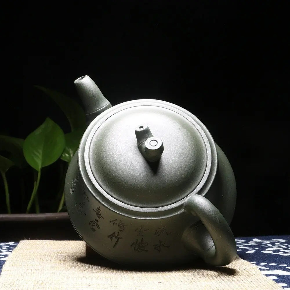 Théière Chinoise en Argile Ecriture 1L
