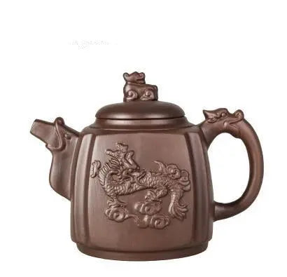 Théière Chinoise en Argile Motifs Dragons 500ML
